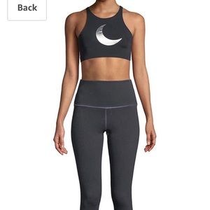 Onzie high neck moon foil sports bra
